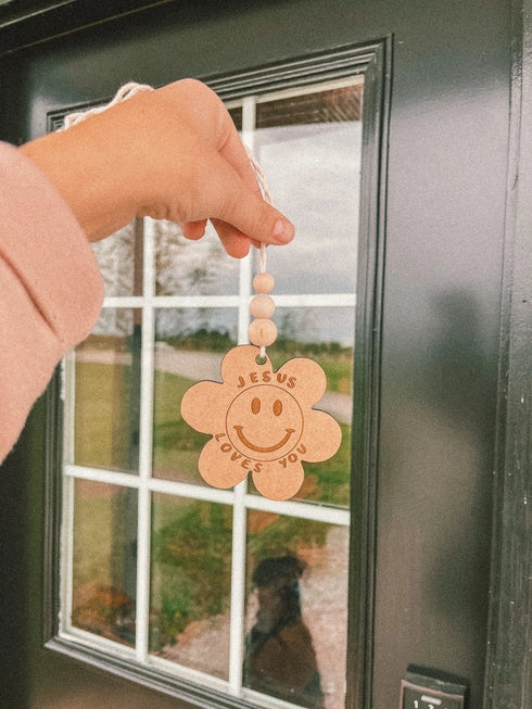 JESUS LOVES YOU Car Charm
