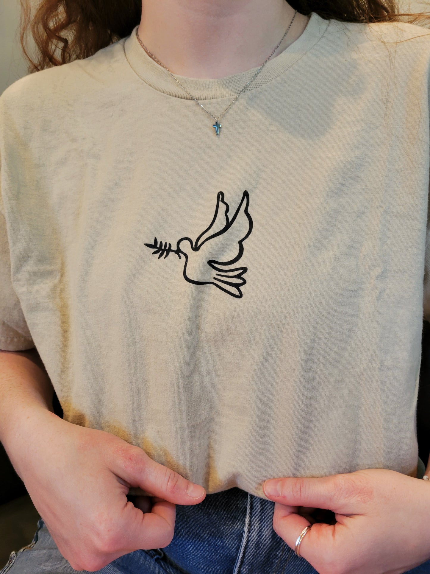 FREEDOM Tee - White, Ash, Sand