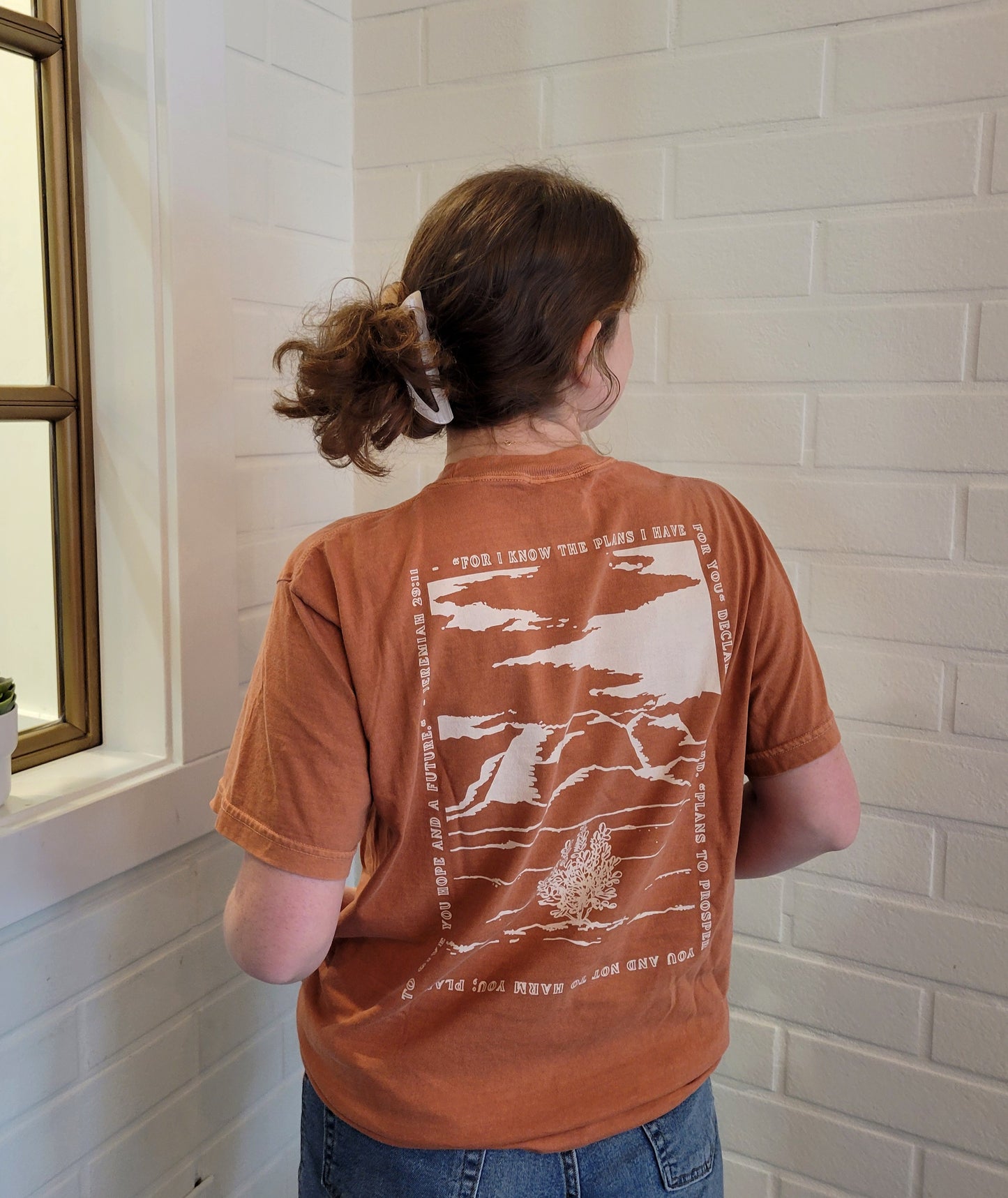 JEREMIAH 29:11 Tee - Moss, Watermelon, Yam