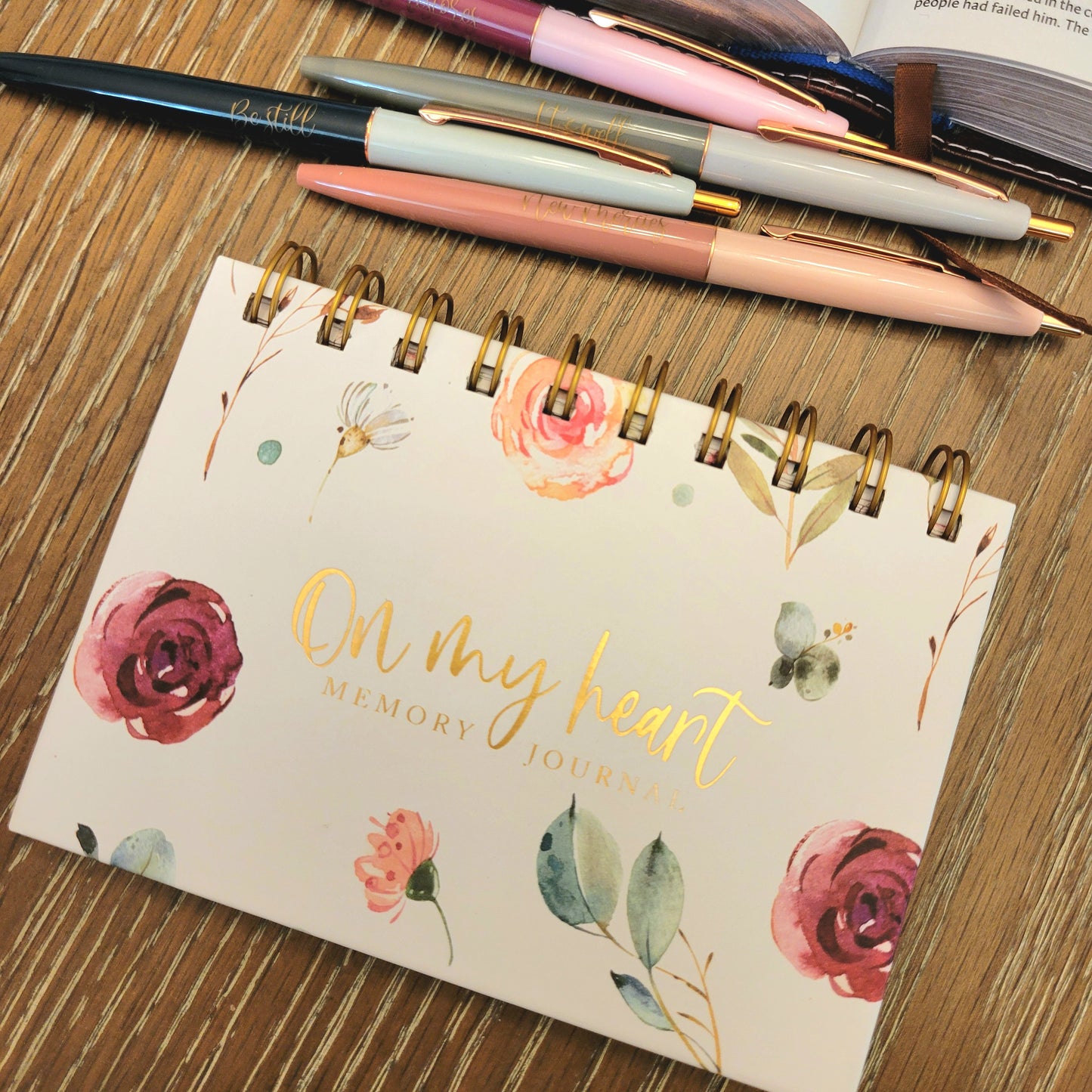 ON MY HEART Memory Journal