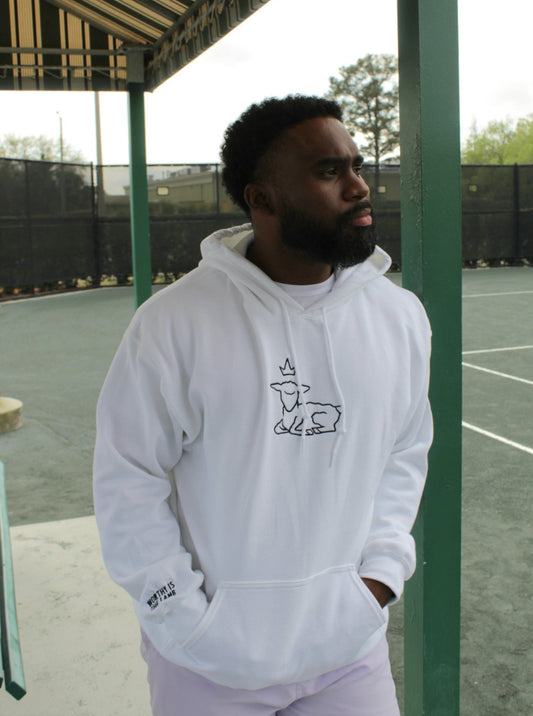 Worthy is the Lamb Hoodie - Grey, Sand, White