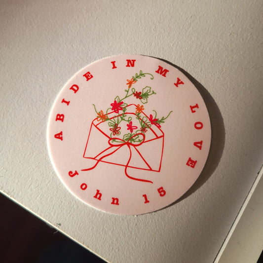 ABIDE IN MY LOVE Sticker