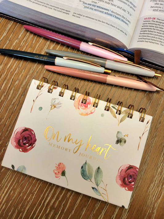 ON MY HEART Memory Journal