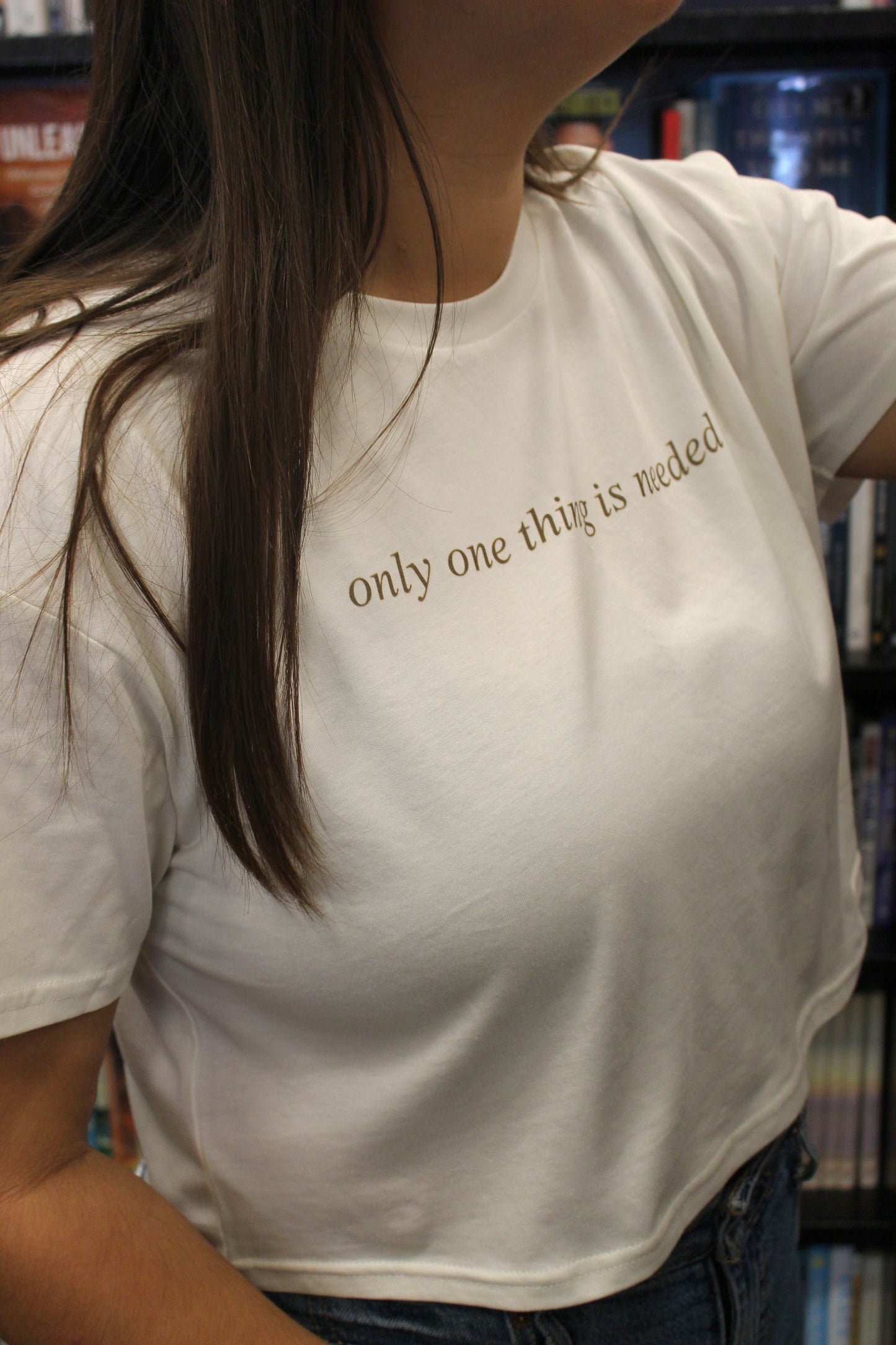 ONE THING Women's Cropped Tee