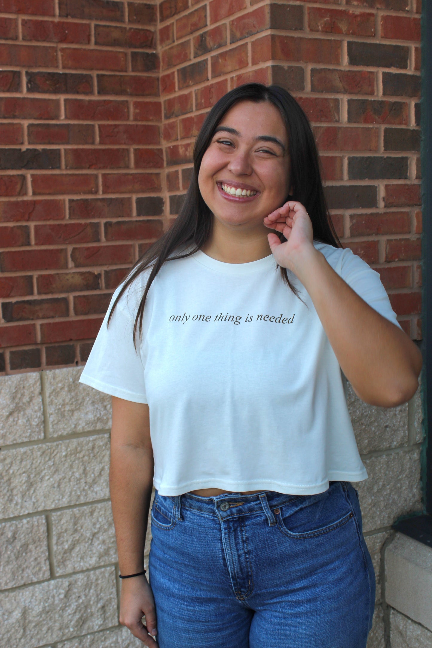 ONE THING Women's Cropped Tee