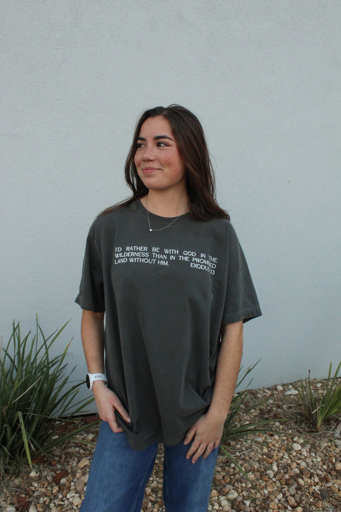 WILDERNESS Oversized Tee - Charcoal, Black, Maroon, Khaki