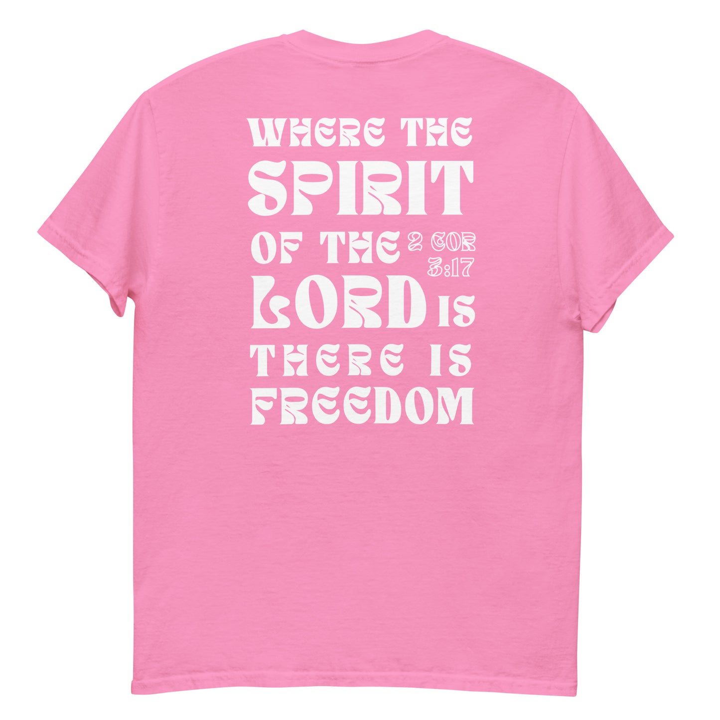 FREEDOM Tee - Black, Chocolate, Blue, Azalea