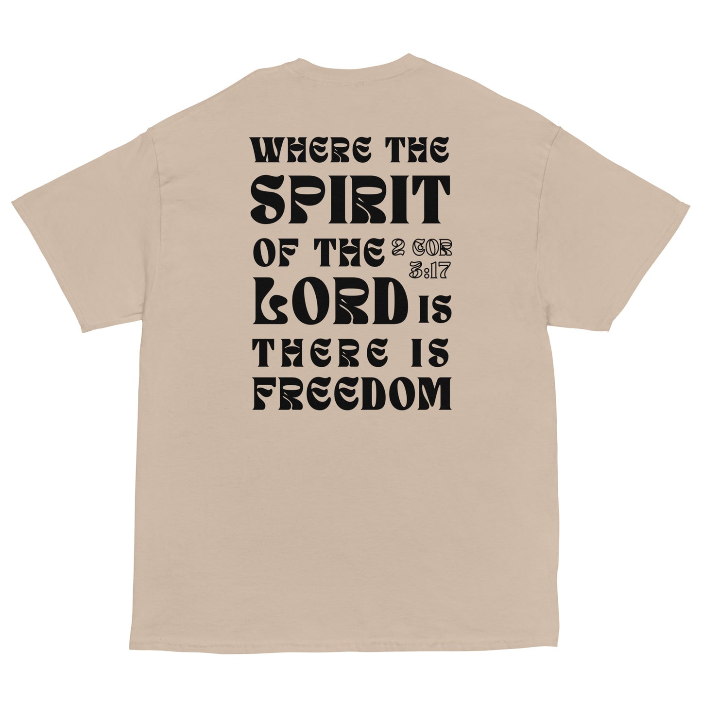 FREEDOM Tee - White, Ash, Sand