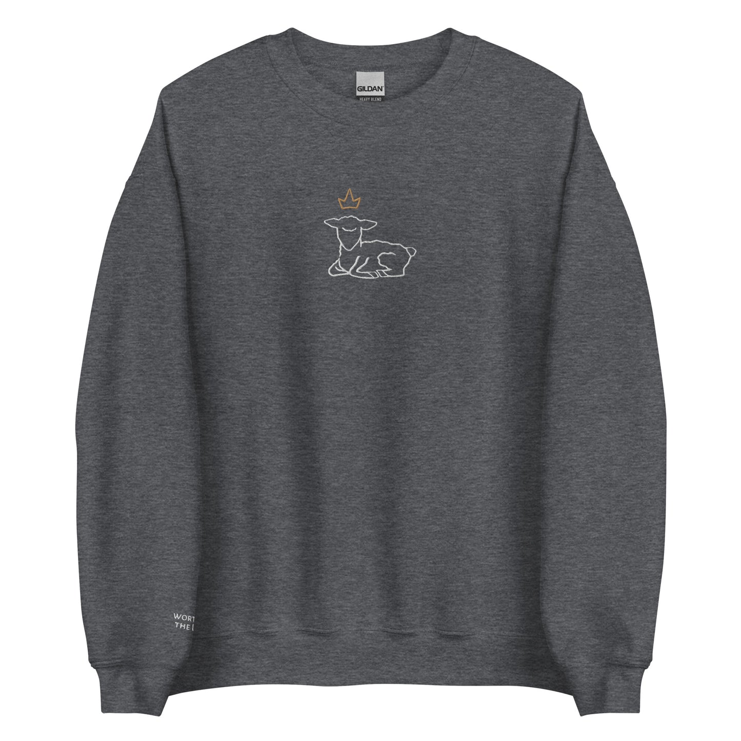 Worthy is the Lamb Pullover - Navy, Heather, Green