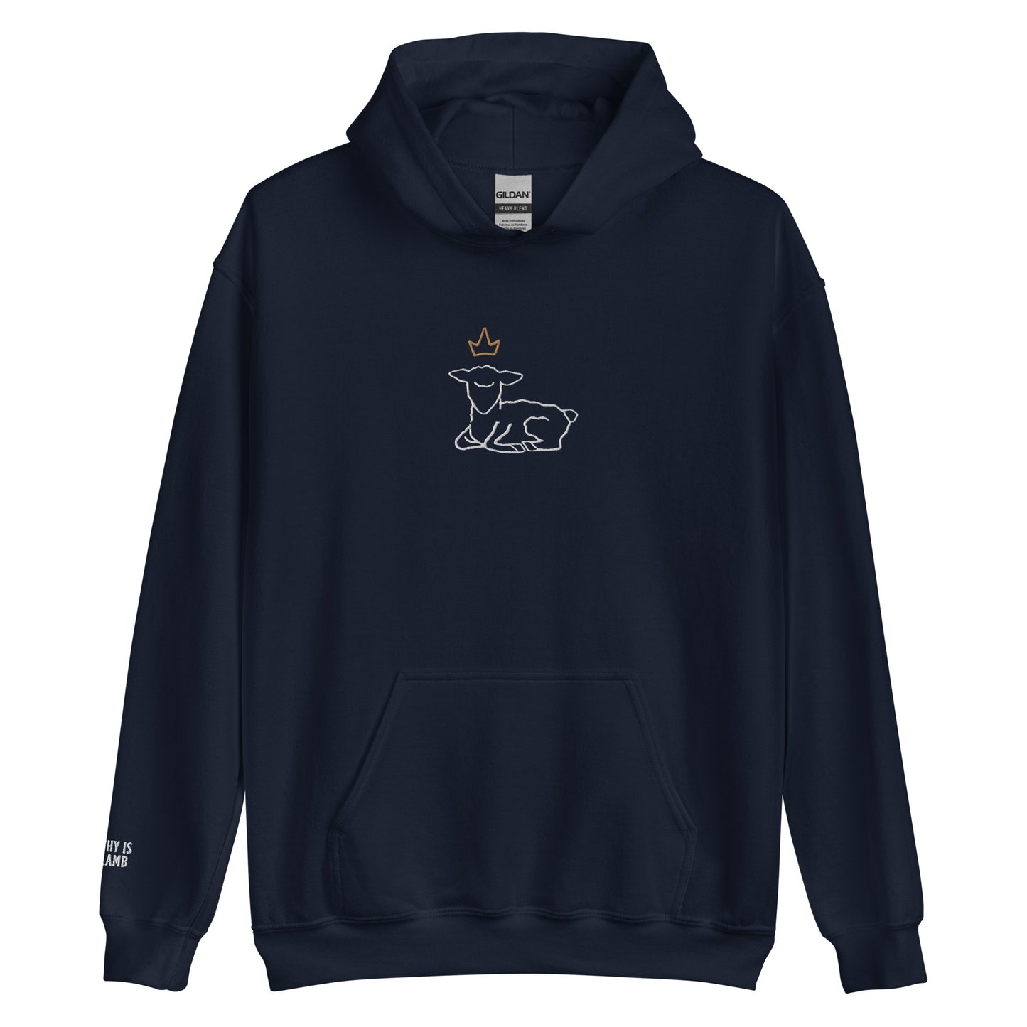 Worthy is the Lamb Hoodie - Black, Navy, Chocolate, Green