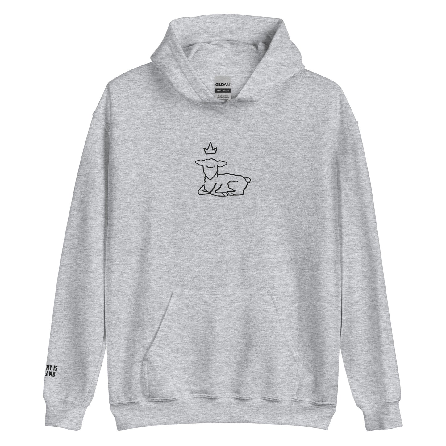 Worthy is the Lamb Hoodie - Grey, Sand, White